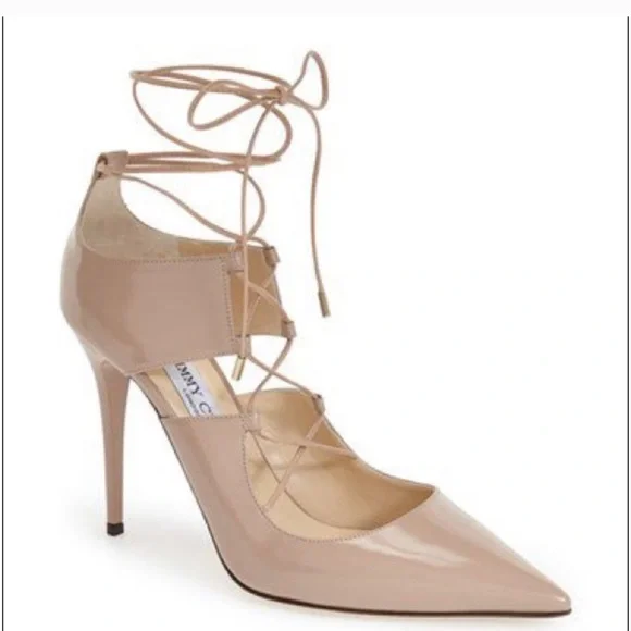 NEW jimmy choo hoops tie up heel - Picture 1 of 4